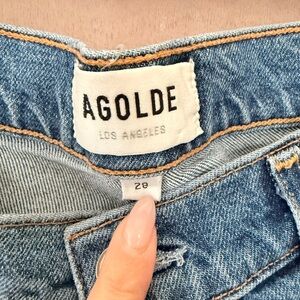Agolde Classic Denim Jeans in Blue